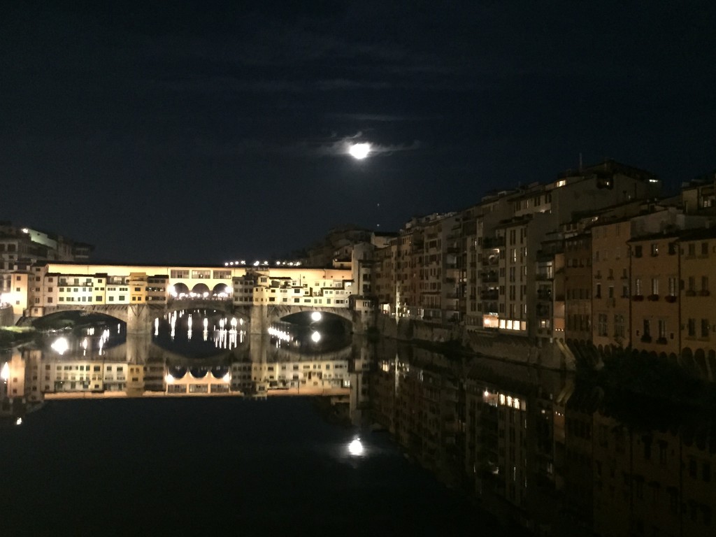 Florenz bei Nacht Ponto Vecchio